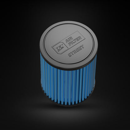 Filtro De Ar Cônico Fueltech Street Mono Fluxo 2pol e 160mm Azul