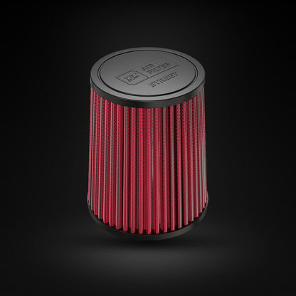 Filtro De Ar Cônico Fueltech Street Mono Fluxo 2pol e 160mm Vermelho
