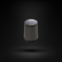 Filtro De Ar Cônico Fueltech Street Mono Fluxo 2,5pol e 160mm Cinza