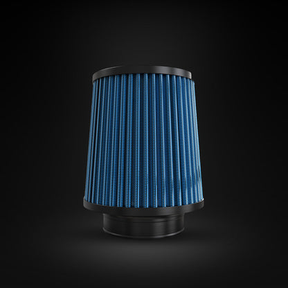 Filtro De Ar Cônico Fueltech Street Mono Fluxo 3pol e 140mm Azul