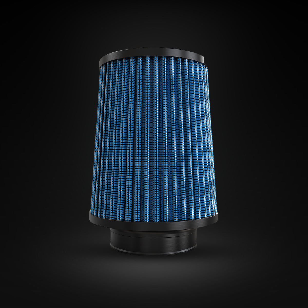 Filtro De Ar Cônico Fueltech Street Mono Fluxo 3pol e 160mm Azul
