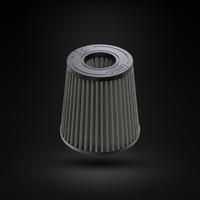 Filtro De Ar Cônico Fueltech Street Alta Performance 3pol e 220mm Duplo Fluxo Cinza