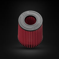 Filtro De Ar Cônico Fueltech Street Alta Performance 3pol e 200mm Duplo Fluxo Vermelho