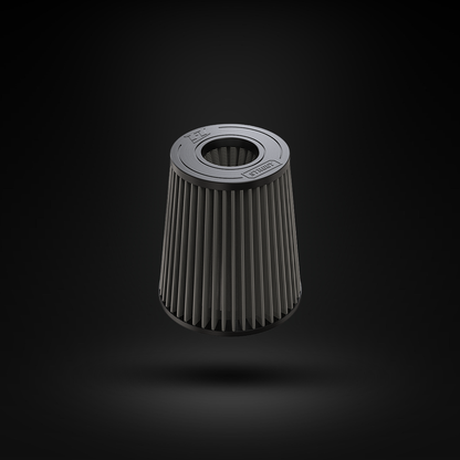 Filtro De Ar Cônico Fueltech Street Alta Performance 3pol e 200mm Duplo Fluxo Cinza