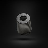 Filtro De Ar Cônico Fueltech Street Alta Performance 3pol e 200mm Duplo Fluxo Cinza