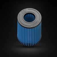 Filtro De Ar Cônico Fueltech Street Alta Performance 3,5pol e 220mm Duplo Fluxo Azul