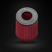 Filtro De Ar Cônico Fueltech Street Alta Performance 3,5pol e 220mm Duplo Fluxo Vermelho