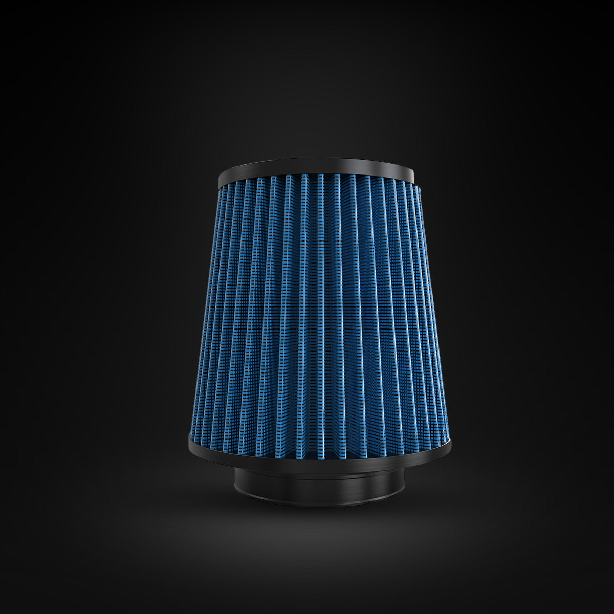 Filtro De Ar Cônico Fueltech Street Alta Performance 4pol e 180mm Duplo Fluxo Azul