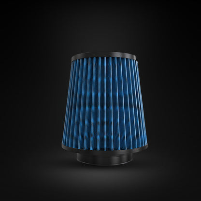 Filtro De Ar Cônico Fueltech Street Alta Performance 4pol e 180mm Duplo Fluxo Azul
