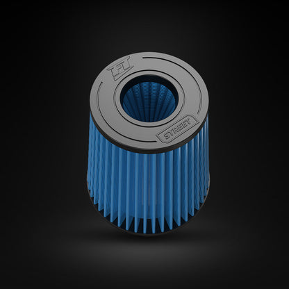 Filtro De Ar Cônico Fueltech Street Alta Performance 4pol e 200mm Duplo Fluxo Azul