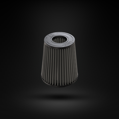 Filtro De Ar Cônico Fueltech Street Alta Performance 4pol e 200mm Duplo Fluxo Cinza