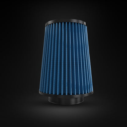 Filtro De Ar Cônico Fueltech Street Alta Performance 4pol e 220mm Duplo Fluxo Azul