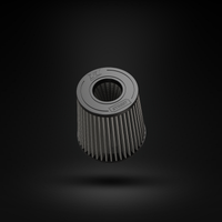 Filtro De Ar Cônico Fueltech Street Alta Performance 5pol e 180mm Duplo Fluxo Cinza