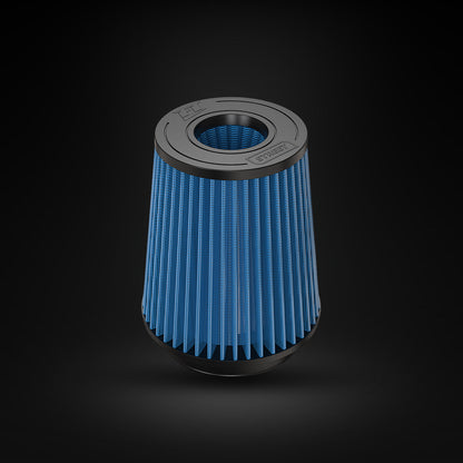 Filtro De Ar Cônico Fueltech Street Alta Performance 5pol e 200mm Duplo Fluxo Azul