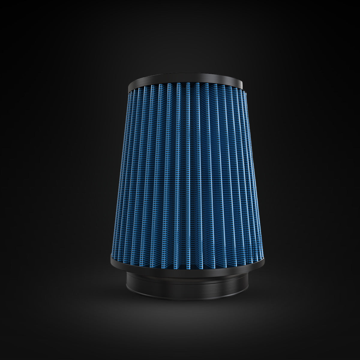 Filtro De Ar Cônico Fueltech Street Alta Performance 5pol e 200mm Duplo Fluxo Azul