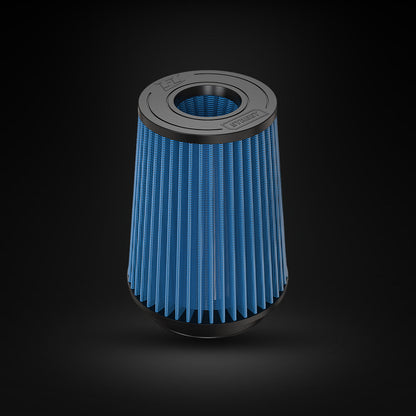 Filtro De Ar Cônico Fueltech Street Alta Performance 5pol e 220mm Duplo Fluxo Azul