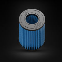 Filtro De Ar Cônico Fueltech Street Alta Performance 5pol e 220mm Duplo Fluxo Azul