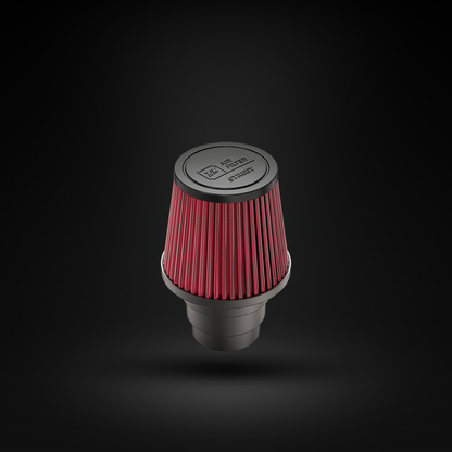 Filtro De Ar Cônico Fueltech Street Multi Mono Fluxo 100mm Vermelho