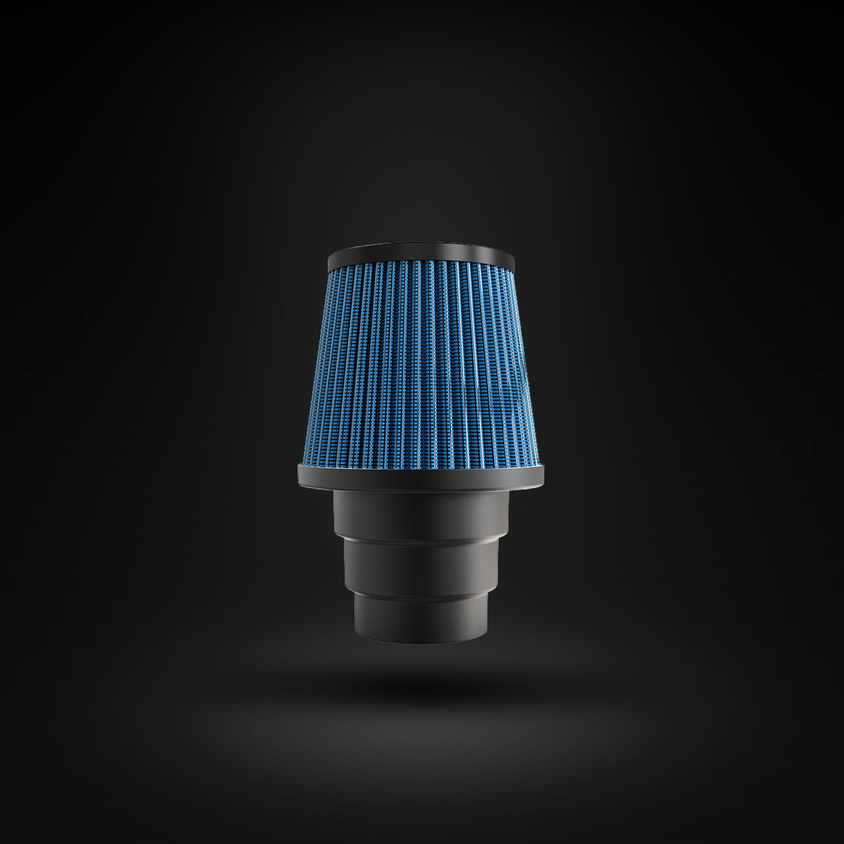 Filtro De Ar Cônico Fueltech Street Multi Mono Fluxo 100mm Azul