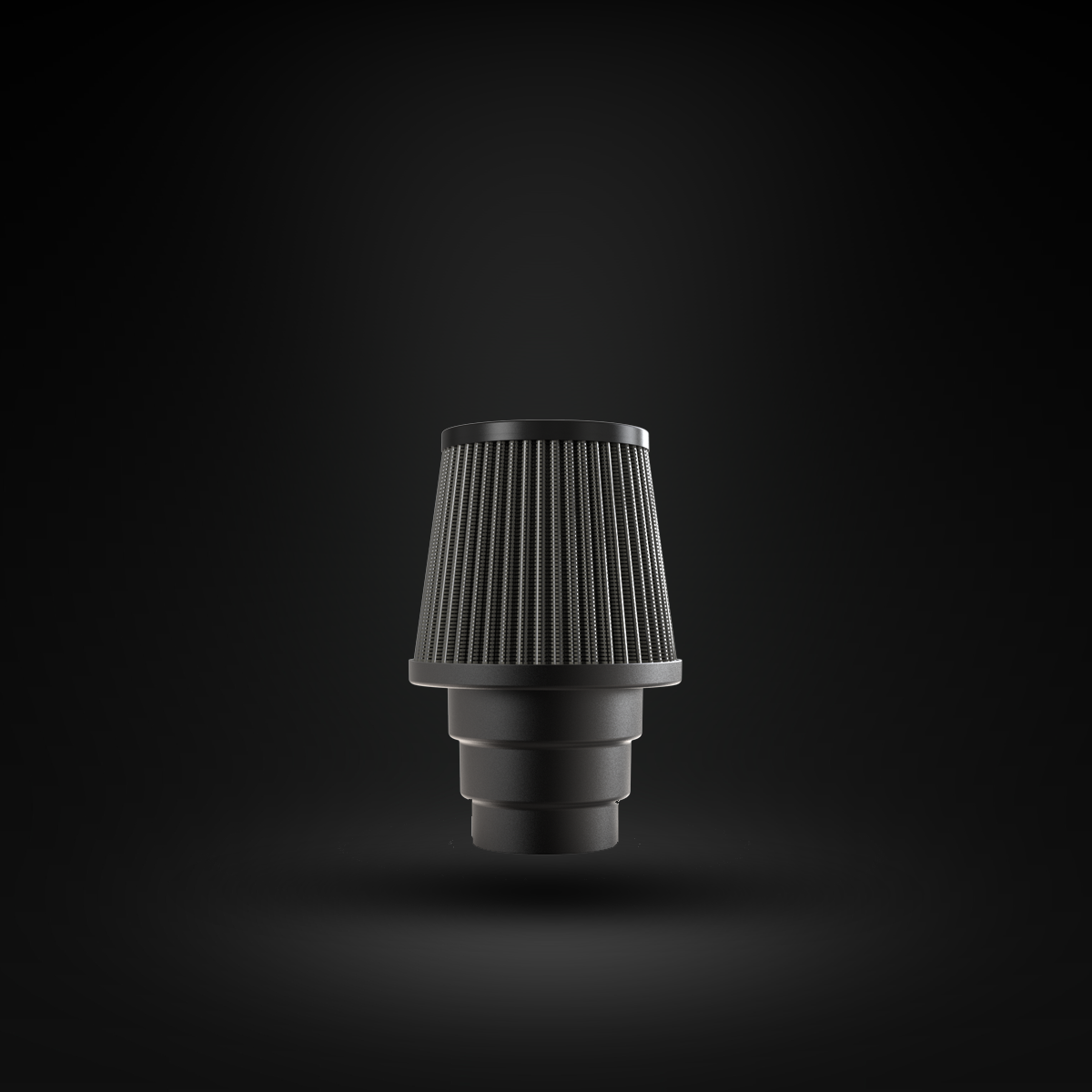 Filtro De Ar Cônico Fueltech Street Multi Duplo Fluxo 120mm Cinza