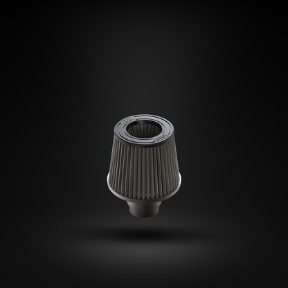 Filtro De Ar Cônico Fueltech Street Multi Duplo Fluxo 120mm Cinza