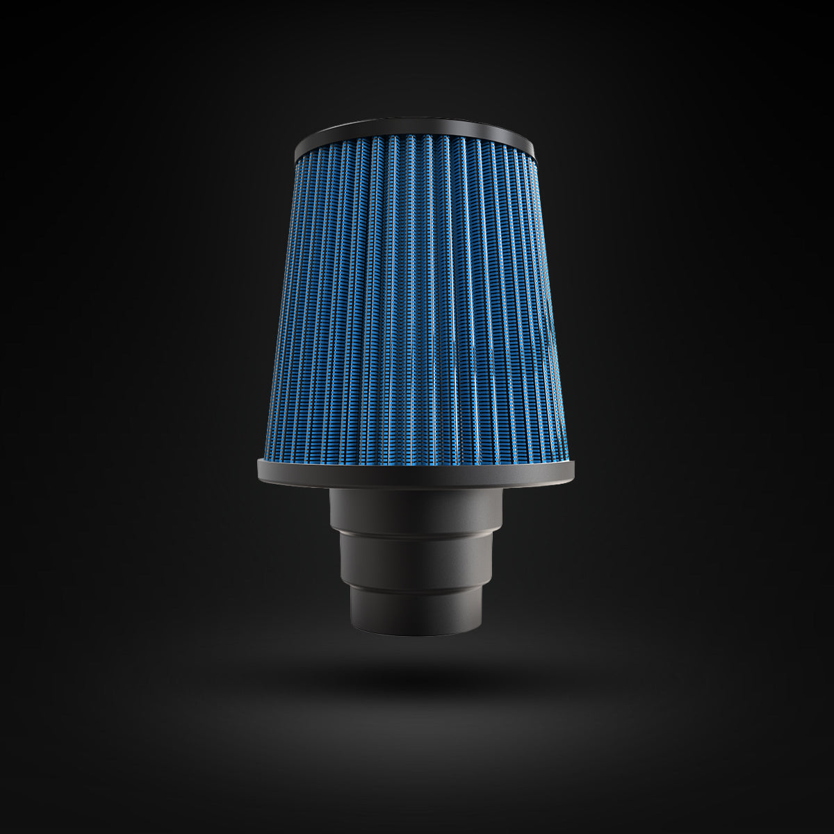 Filtro De Ar Cônico Fueltech Street Multi Duplo Fluxo 150mm Azul
