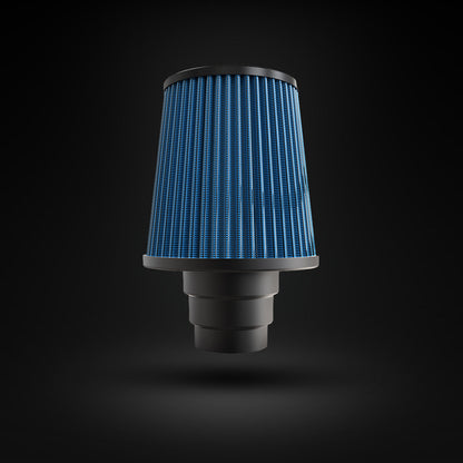 Filtro De Ar Cônico Fueltech Street Multi Duplo Fluxo 150mm Azul