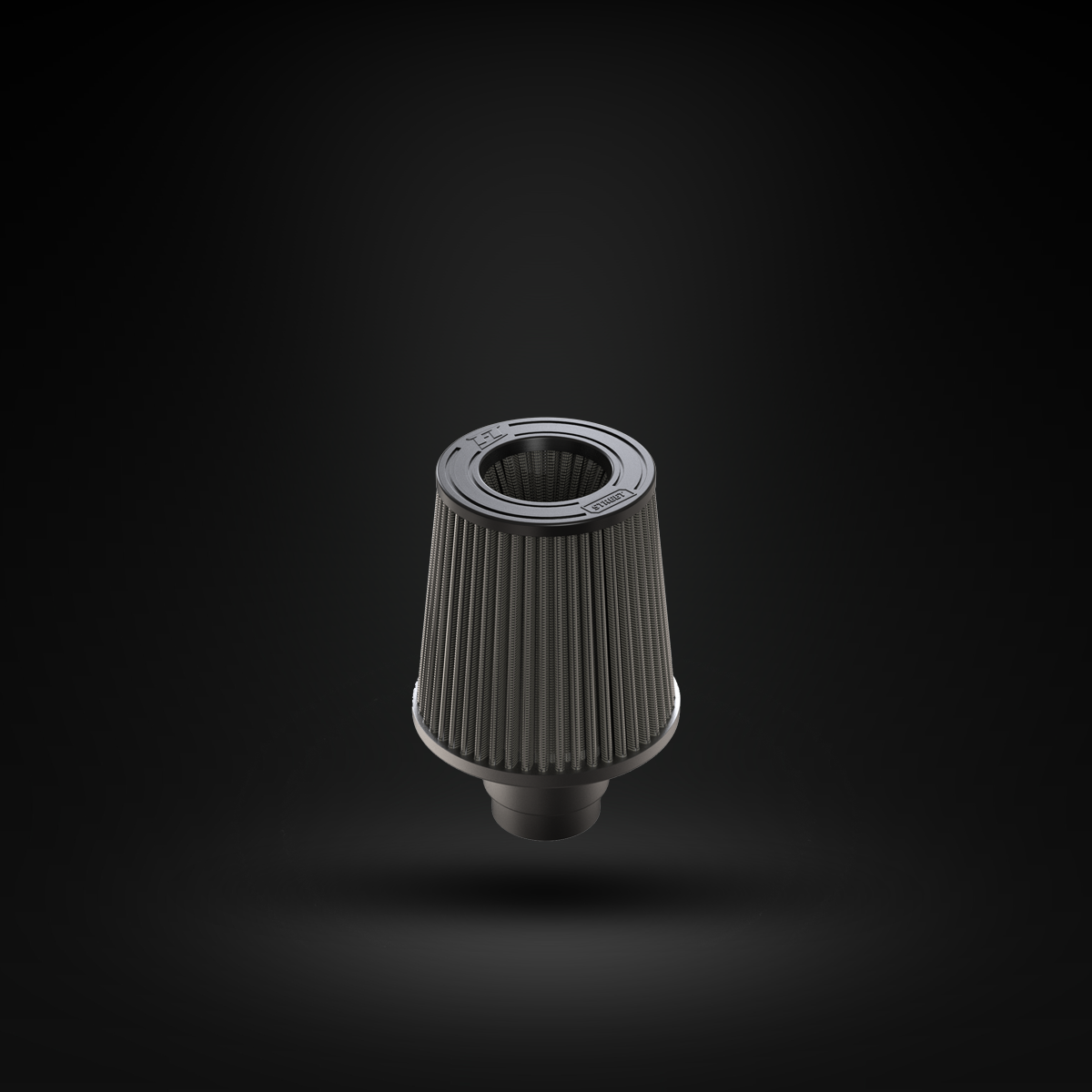 Filtro De Ar Cônico Fueltech Street Multi Duplo Fluxo 150mm Cinza