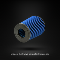 Filtro De Ar Cônico Fueltech Street Alta Performance 3pol e 200mm Duplo Fluxo Azul