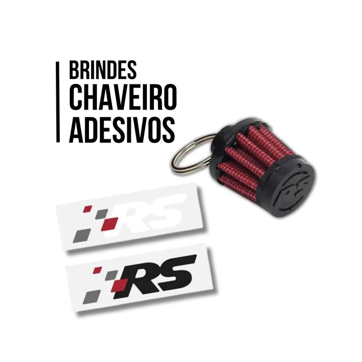 Filtro de Ar Cônico RSP1110 Duplo Fluxo para Motores de Alta Performance acima de 200CV (85mm | 200mm) - RS Air Filter